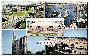 Carte Postale Semi Moderne Royan Le Front De Mer La Port Le Marche Couvert