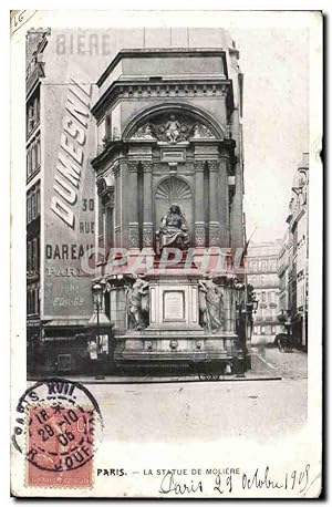 Seller image for Carte Postale Ancienne Paris la Statue De Moliere for sale by CPAPHIL