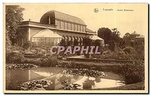 Carte Postale Ancienne Louvain Jardin Botanique