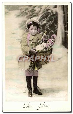 Image du vendeur pour Carte Postale Ancienne Fantaisie Enfant Marionnettes mis en vente par CPAPHIL