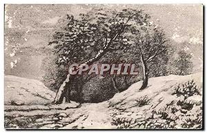 Image du vendeur pour Carte Postale Ancienne Paysage sous la neige mis en vente par CPAPHIL