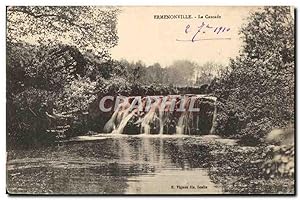 Carte Postale Ancienne Ermenonville La Cascade