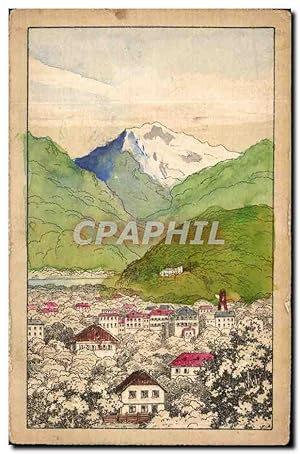 Image du vendeur pour Carte Postale Ancienne Fantaisie Paysage dans les montagnes mis en vente par CPAPHIL