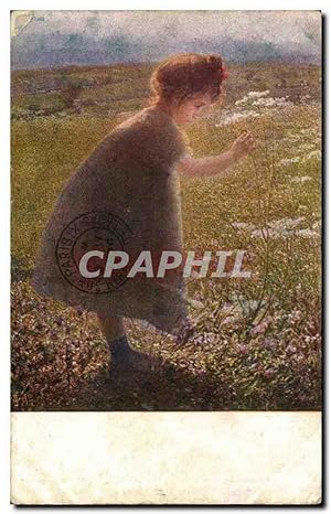Image du vendeur pour Carte Postale Ancienne Fantaisie Giovanni Sottocornola Poesie Enfant mis en vente par CPAPHIL