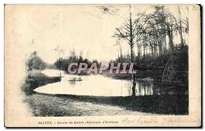 Carte Postale Ancienne Olivet Source du Loiret