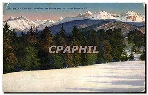Bild des Verkufers fr Carte Postale Ancienne Peiracava La Chaine Des Alpes vue Du Camp Romain zum Verkauf von CPAPHIL