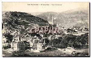 Bild des Verkufers fr Carte Postale Ancienne Lourdes Les Pyrenees vue gnrale zum Verkauf von CPAPHIL