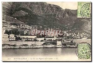 Seller image for Carte Postale Ancienne Monte Carlo Le Tir Aux Pigeons Et Le Casino for sale by CPAPHIL