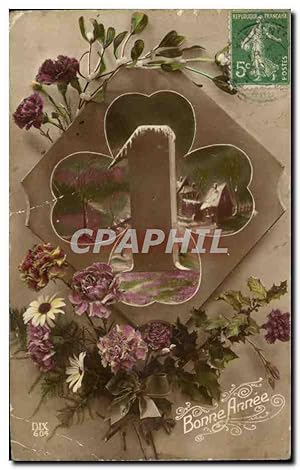Bild des Verkufers fr Carte Postale Ancienne Fantaisie Trefle Bonen anne zum Verkauf von CPAPHIL