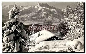 Bild des Verkufers fr Carte Postale Semi Moderne Leysin et les Dents du Midi zum Verkauf von CPAPHIL