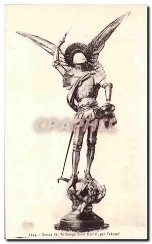 Seller image for Carte Postale Ancienne Statue de l'Archange Saint Michel par Fremiet for sale by CPAPHIL