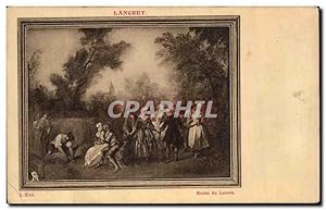 Seller image for Carte Postale Ancienne Lancret L'ete Musee du louvre for sale by CPAPHIL