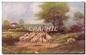 Bild des Verkäufers für Carte Postale Ancienne Fantaisie Berger et moutons zum Verkauf von CPAPHIL
