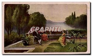 Image du vendeur pour Carte Postale Ancienne Fantaisie Femme Paysage mis en vente par CPAPHIL
