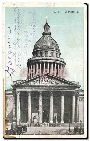 Bild des Verkufers fr Carte Postale Ancienne Paris Le Pantheon zum Verkauf von CPAPHIL