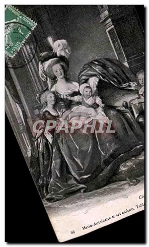 Bild des Verkufers fr Carte Postale Ancienne Fantaisie Marie Antoinette et ses enfants Vigee lebrun zum Verkauf von CPAPHIL
