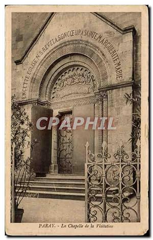 Carte Postale Ancienne Paray La Chapelle De La Visitation