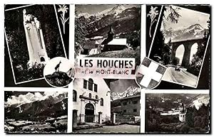 Carte Postale Ancienne Les Houches et le Mont Blanc