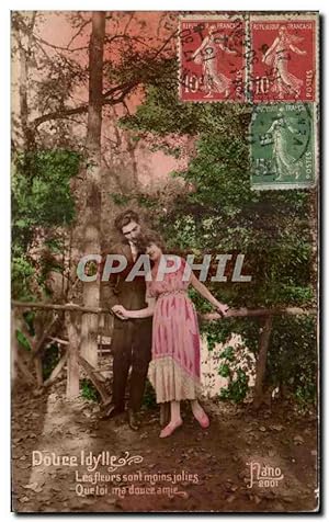 Bild des Verkufers fr Carte Postale Ancienne Fantaisie Femme Douce Idylle zum Verkauf von CPAPHIL