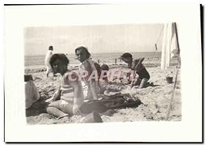 Bild des Verkufers fr Photo A la plage zum Verkauf von CPAPHIL