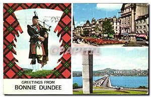 Carte Postale Ancienne Greetings From Bonnie Dundee
