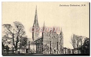 Carte Postale Ancienne Salisbury Cathedral