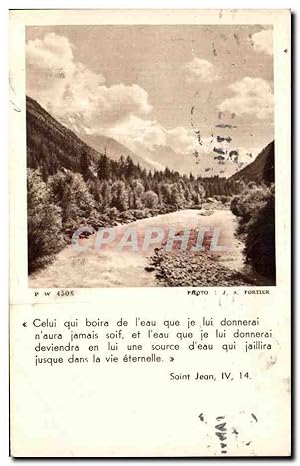 Seller image for Carte Postale Ancienne Celui Qui Boira De l'Eau Que je lui Donnerai N'aura Jamais Soif et for sale by CPAPHIL