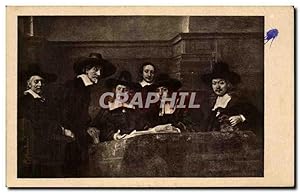 Image du vendeur pour Carte Postale Ancienne Rembrandt De Staalmeesters mis en vente par CPAPHIL