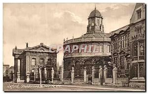 Carte Postale Ancienne Oxford Sheldonian Théâtre etc