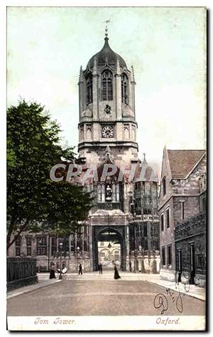 Carte Postale Ancienne Tom Tower Oxford