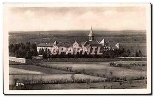 Carte Postale Ancienne Dourgne Abbaye de ste Scholastique vue sur la Plaine