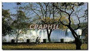 Seller image for Carte Postale Moderne Niagara Falls Canada Autum in Queen Victoria Park Showing the American Falls in the Background for sale by CPAPHIL