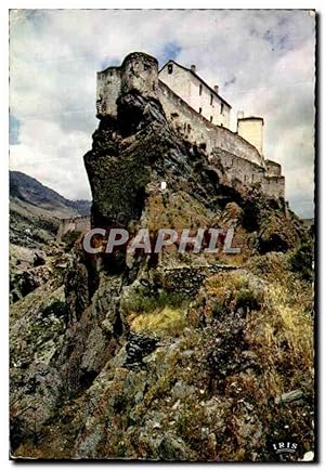 Carte Postale Ancienne Charmes Et Couleurs De La Corse La citadelle de Corte Corsica