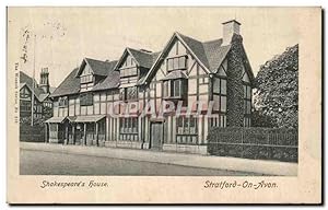 Carte Postale Ancienne Shakespeare's House Stratford On Avon