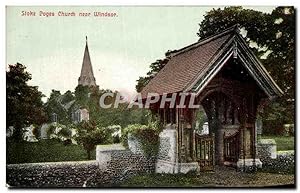 Bild des Verkufers fr Carte Postale Ancienne Stoke Poges Church near Windsor zum Verkauf von CPAPHIL