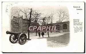 Seller image for Carte Postale Ancienne Tower of london Gnral view of the parade for sale by CPAPHIL