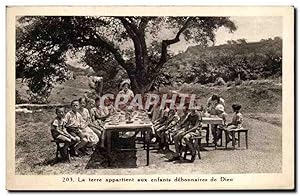 Carte Postale Ancienne La Terre Appartient aux Enfants de Dieu Debonnaires