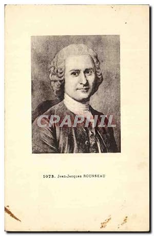 Bild des Verkufers fr Carte Postale Ancienne Jean Jacques Rousseau zum Verkauf von CPAPHIL