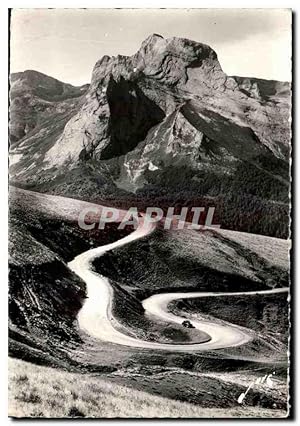 Imagen del vendedor de Carte Postale Ancienne Route Du Col D'Aubisque La pic du Ger et le Fer Cheval vers Eaux Bonnes a la venta por CPAPHIL