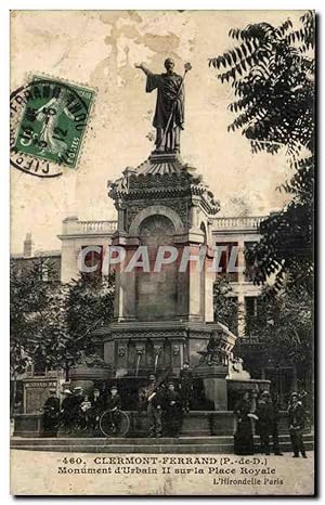 Image du vendeur pour Carte Postale Ancienne Clermont Ferrand Monument d'Urbain II sur la Place Royale mis en vente par CPAPHIL