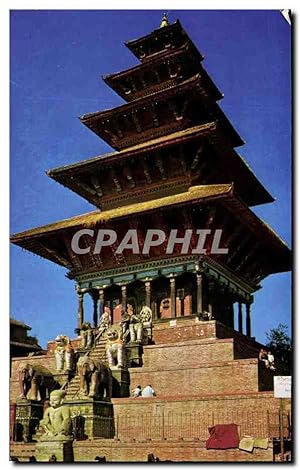 Bild des Verkufers fr Carte Postale Moderne Nyatapola Temple Bhaktapur zum Verkauf von CPAPHIL