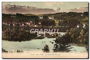 Bild des Verkufers fr Carte Postale Ancienne Pau La chaine Des Pyrenees zum Verkauf von CPAPHIL