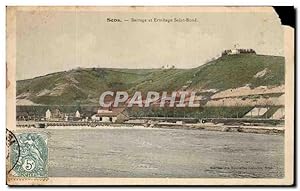 Carte Postale Ancienne Sens Barrage Et Ermitage Saint Bond