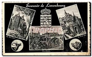 Carte Postale Ancienne Souvenir De Luxembourg