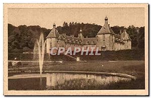 Carte Postale Ancienne Autun Antique Château de Montijeu Ancienne demeure Talleyrand Perigord