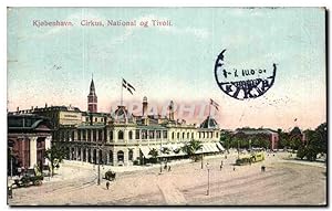 Imagen del vendedor de Carte Postale Ancienne Kjobenhavn Cirkus National Og Tivoli Danemark a la venta por CPAPHIL