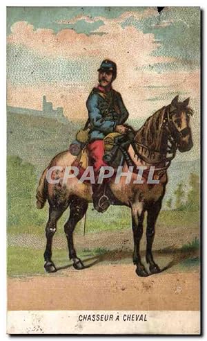 Seller image for Chromo Chasseur a cheval Militaria for sale by CPAPHIL