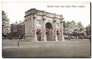 Seller image for Carte Postale Ancienne Marble Arch from Hyde Park London for sale by CPAPHIL
