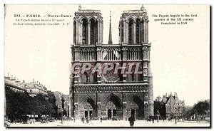 Imagen del vendedor de Carte Postale Ancienne Paris Notre Dame a la venta por CPAPHIL