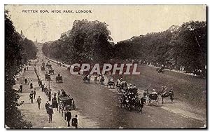 Seller image for Carte Postale Ancienne Rotten Row Hyde Park London for sale by CPAPHIL
